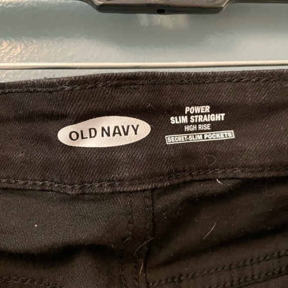Old Navy Raw Hem Straight Leg Jeans - Picture 2 of 5